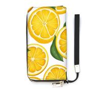 BVKWNTSA Portefeuille tendance en cuir imprimé à la verticale avec plusieurs compartiments pour répondre à vos différents besoins de voyage