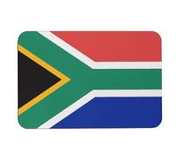 BVKWNTSA Tapis de bain - Drapeau de l'Afrique du Sud imprimé terre de diatomées Tapis de bain absorbant à séchage rapide pour salle de bain, baignoire et douche