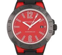 Bvlgari Vintage - Pre-owned Diagono Magnesium Magnesium P utomatic - Homme - Pre-owned - Rouge - Taille: ONE Size