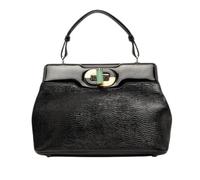 Bvlgari Vintage - Sac à main pré-acheté en cuir Isabella Rossellini - Femme - Pre-owned - Noir - Taille: ONE Size