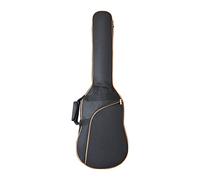 BVMKNI Housse de Transport for Guitare, Rembourrage épais, Double Sangle, étui for Instrument, bandoulière réglable, Accessoire for Guitare Basse, Orange