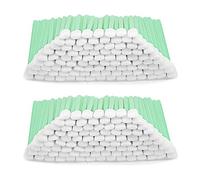 BVN 200 Pièces Bâtonnets de Nettoyage Carrés Rectangulaires en Mousse, pour Nettoyage d'imprimante, Jet d'encre, Appareil Photo Appareils Électroniques et de Nombreuses (Vert)