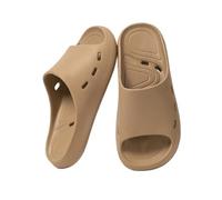 Bvn5kQ3dy Pantoufle de douche Chaussures de douche légères et antidérapantes avec trous drainage, pantoufles salle bain à séchage rapide for hommes femmes(Dark Khaki,Alpha XXX-Large)