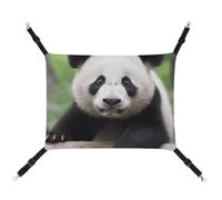BVNMT Hamac en toile imprimée panda mignon pour animaux de compagnie - Respirant et pliable pour chats, chiens et petits animaux de compagnie - Idéal pour la maison, les voyages et l'hôpital pour