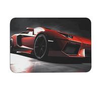 BVNMT Tapis absorbant l'eau Speed Sport Car Imprimé Antidérapant Tapis de sol Diatomée Mud Mat pour intérieur et extérieur 60 x 39 cm