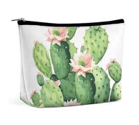 BVNMT Trousse de maquillage portable de grande capacité pour voyage, sac de rangement incroyable sur le terrain de basket-ball, trousse de toilette imprimée adaptée pour les femmes et les filles, Vert
