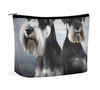 BVNMT Trousse de maquillage portable de grande capacité, sac de rangement de voyage, sac de rangement, sac de toilette imprimé conte de dauphin, convient pour les femmes et les filles, Animal