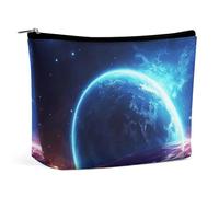 BVNMT Trousse de maquillage portable de grande capacité, trousse de maquillage de voyage, sac de rangement pour fête scientifique, trousse de toilette imprimée adaptée pour les femmes et les filles