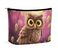 BVNMT Trousse de maquillage portable de grande capacité - Trousse de maquillage de voyage - Sac de rangement Yorkshire Terrier - Thé - Papillons et roses - Trousse de toilette imprimée pour femmes et