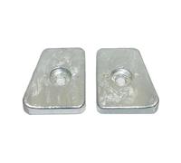 BVNZUFH Anode en Zinc Double for unité inférieure for BRP OMC 20 25 30 35 CV 1991-2005 450-00914 434029