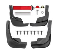 BVOWETF Garde-Boue Arrière Garde-Boue Moulés Avant Et Arrière pour Qashqai J11 2015-2022, Accessoires De Protection(4Pcs-with Tow Strap)