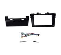 BVOWETF Navigation GPS Kit Convient pour KIA Morning 2016 2017 2018 2019 Voiture GPS Navigation Stéréo Radio Fascias Panneau Cadre 2Din 9 Pouces Cadre Radio(Frame and Cables)