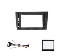 BVOWETF Navigation GPS Kit Convient pour Volkswagen Golf 6 2008-2016 Cadre de Panneau stéréo 9 Pouces Cadre DVD de Voiture Kit 2 Din Cadre Radio(Frame Cable2 Canbus1)