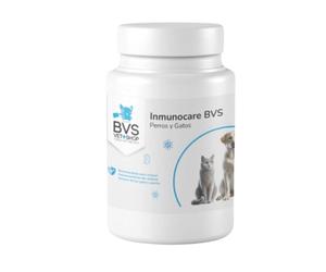 BVS Vet Shop | Immunocare pour Chiens et Chats | Renforce Le système immunitaire, recommandé pour Les Chats et Les Chiens | 60 comprimés
