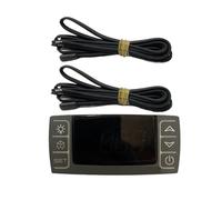 BVTUCMDY Thermostat électronique à Affichage numérique, contrôleur de température à Quatre Sorties, refroidi par air, XR70CX-5N0I3 XR70CX-5N1C3(Xr70cx-5n1c3 with Probe)