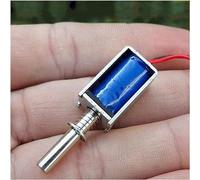 BVUYQAPIG Vanne DC 5V 6V 12V électroaimant Miniature Push-Pull électrovanne Course 5 mm for Cadre de Verrouillage d'armoire électronique Ressort réinitialisation