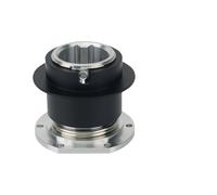 bvwkkynle Adaptateur de moyeu de Volant QR1 / QR2 Simulateur de Jeu de Course côté Roue Volant en métal à dégagement Rapide Compatible avec l'adaptateur de Base de moyeu de Roue FANATEC (QR1)(Qr1)