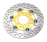 bvwkkynle Disque de Frein de Moto Étrier de Frein à Rotor à Disque Flottant de Moto for Y&AMAHA for H&Onda Universel 3 Trous Roue Arrière Scooters Frein à Disque 220mm(Or 220mm)(Gold 220mm)