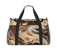 bvxcdd Sac fourre-tout de voyage avec impression de constellation de pizzas, 50 x 33 x 26 cm, pliable avec sangle d'épaule et double poignées pour les voyages de w nd, la gym, les voyages