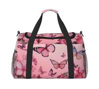 bvxcdd Sac fourre-tout de voyage avec impression de constellation de pizzas, 50 x 33 x 26 cm, pliable avec sangle d'épaule et double poignées pour les voyages de week-end, la gym, les voyages