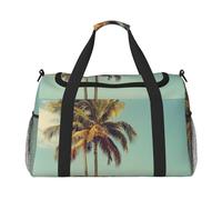 bvxcdd Sac fourre-tout de voyage avec impression de constellation de pizzas, 50 x 33 x 26 cm, pliable avec sangle d'épaule et double poignées pour les voyages de w nd, la gym, les voyages