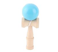 Bvznmilhd Jouet en Bois Kendama, Kendama Portable avec Corde pour la Coordination œil-Main, Jeu d’équilibre en Bois de hêtre de qualité supérieure avec Corde résistante, Jouet d’adresse pour (Verte)