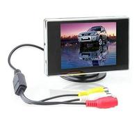 BW ® 3.5 "LCD TFT vue arrière de voiture Caméra Moniteur & Color, Mini miroir moniteur DVD de voiture pour Automobile