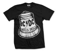 Bw Ac/Dc Hells Bells Autorisé T-shirt Hommes