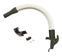 BW Bec verseur flexible pour bidon de carburant en métal 5/10/20 litres Tuyau flexible de 25 mm avec support pour bidon de 10/20 l Vert bronze RAL 6031-F9 Fabriqué en Europe
