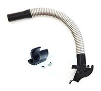 BW Bec verseur flexible pour bidon de carburant en métal 5/5 l Tuyau flexible de 25 mm pour carburant diesel avec support pour bidon de 5 l Noir RAL 9005 Fabriqué en Europe