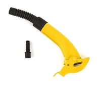BW® bec verseur flexible pour jerrycan métallique 5/10 / 20 Litres - 25cm Flex Spout incl. support pour bidon - Jaune - RAL 1018 - Fabriqué en Europe