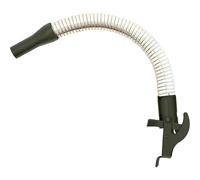 BW® bec verseur flexible pour jerrycan métallique 5/10 / 20 Litres - 38cm Flexrohr Spout 20mm pour essence incl. support pour bidon - Vert bronze - RAL 6031-F9 - Fabriqué en Europe