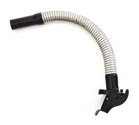 BW® bec verseur flexible pour jerrycan métallique 5/10 / 20 Litres - 38cm Flexrohr Spout 25mm pour diesel incl. support pour bidon - Noir - RAL 9005 - Fabriqué en Europe