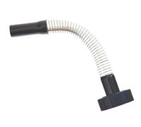 BW® bec verseur flexible pour jerrycan métallique 5/10/20 Litres à bouchon à vis - 30cm Flexrohr Spout 25mm pour diesel incl. support pour bidon - Noir - RAL 9005 - Fabriqué en Europe