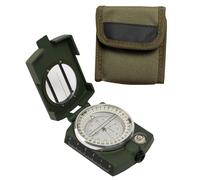 Bw Bundeswehr Boussole avec Étui Olive Boussole Métal Boussole de Marche