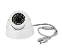 BW BWA7D Caméra de vidéosurveillance CMOS 800TVL avec Filtre Anti-Infrarouge, système de sécurité intérieur Jour Nuit avec portée Infrarouge de 15,2 m, Blanc