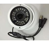 BW BWT37 Caméras de vidéosurveillance EFFIO-E 700TVL Jour et Nuit 2,8-12 mm Vari-Focal Blanc Caméra dôme pour Utilisation en extérieur ou en intérieur Accessoires Inclus : Tournevis spécial et