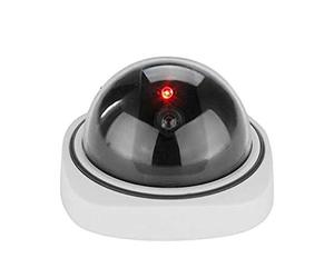 BW Caméra de surveillance factice pour intérieur/extérieur, fausse caméra de surveillance dôme avec caméra de sécurité émulationnelle