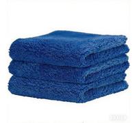 BW&HM Chiffon Microfibre Voiture Serviette Sechage Voiture Detailing Briller Auto Polissage très absorbants 40 x 60 cm Lot de 3 Bleu