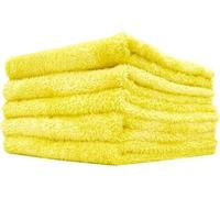 BW&HM Chiffon Microfibre Voiture Serviette Sechage Voiture Detailing Briller Auto Polissage très absorbants 40 x 40 cm Lot de 5 Jaune