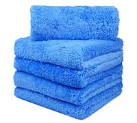 BW&HM Lot de 5 chiffons de nettoyage en microfibre et à séchage automatique pour voiture