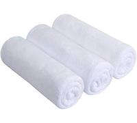 BW&HM Serviette Sport Microfibre Serviette de Gym Musculation Sechage Rapide et Absorbant Femme Homme 40 x80 cm Lot de 3 Blanche