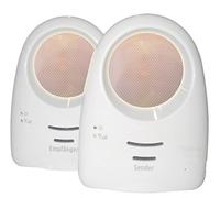 BW® Interphone numérique audio pour bébé, sons clairs, trois berceuses intégrées, éclairage d'ambiance jaune ultra-froid