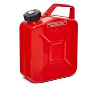 BW® Jerrican en métal 5 l avec bouchon à vis Rouge RAL 3000 Certifié TÜV et homologation ONU Fabriqué en Europe