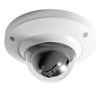 BW Mini caméra dôme réseau Anti-vandalisme CMOS Full HD 1,3 mégapixels - Blanc