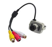 BW Mini caméra vidéo de surveillance filaire couleurs à vision nocturne infrarouge à lentille réglable