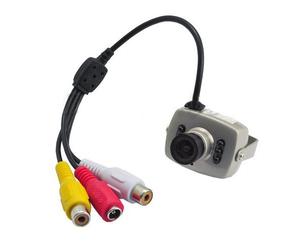 BW Mini caméra vidéo de surveillance filaire couleurs à vision nocturne infrarouge à lentille réglable