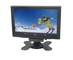 BW Moniteur de voiture numérique TFT LED couleur HD 7" avec affichage d'entrée HDMI/VGA/AV