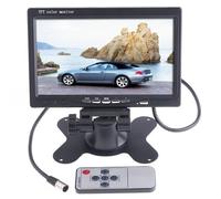 BW Moniteur Ecran Arrière de Voiture - PAL/NTSC - 7 Pouces TFT LCD Numérique - Télécommande et Stand