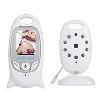 BW® Moniteur vidéo sans fil pour bébé Surveillance portable sans tracas avec écran LCD couleur de 5,1 cm à contraste élevé Deux voies (conversation), 8 berceuses intégrées dans la caméra, vision